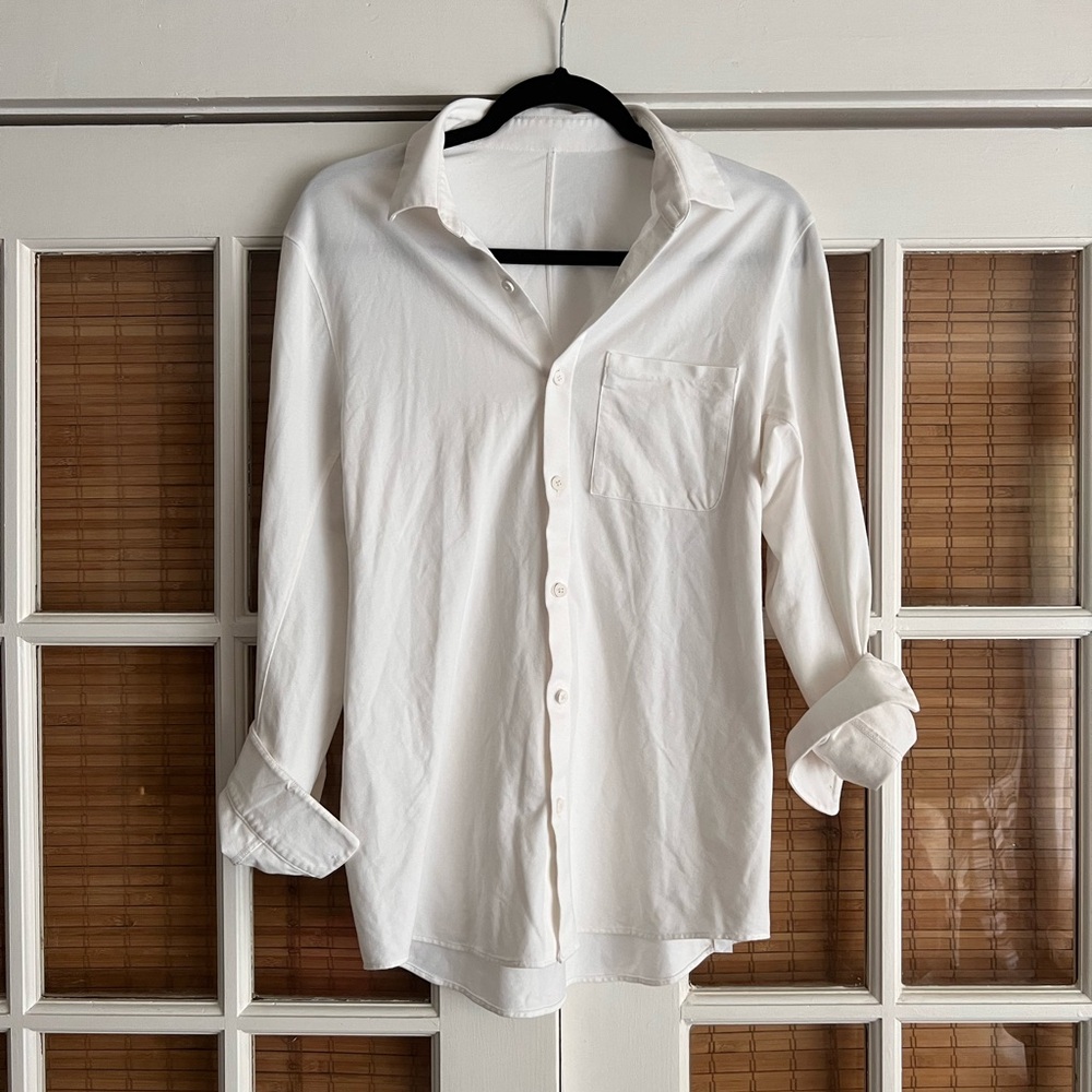 lululemon athletica White Button Down Shirt - Picture 8 of 15